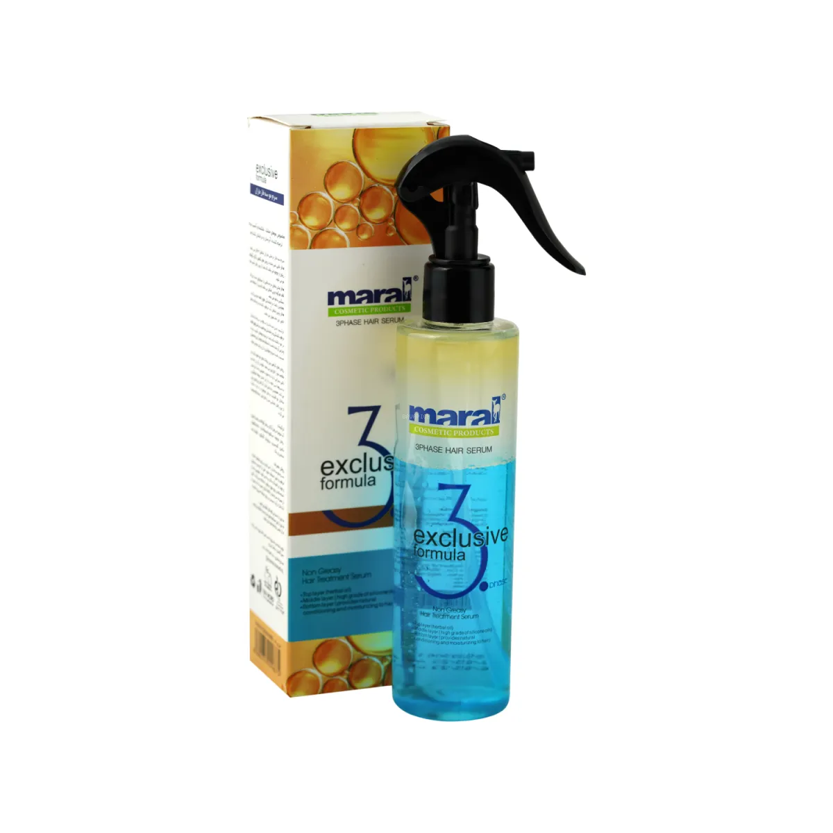 سرم سه فاز مارال مناسب موی خشک و شکننده