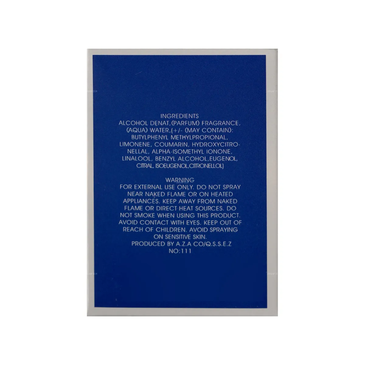 ادوپرفیوم بالرینا مدل Blue Shanell