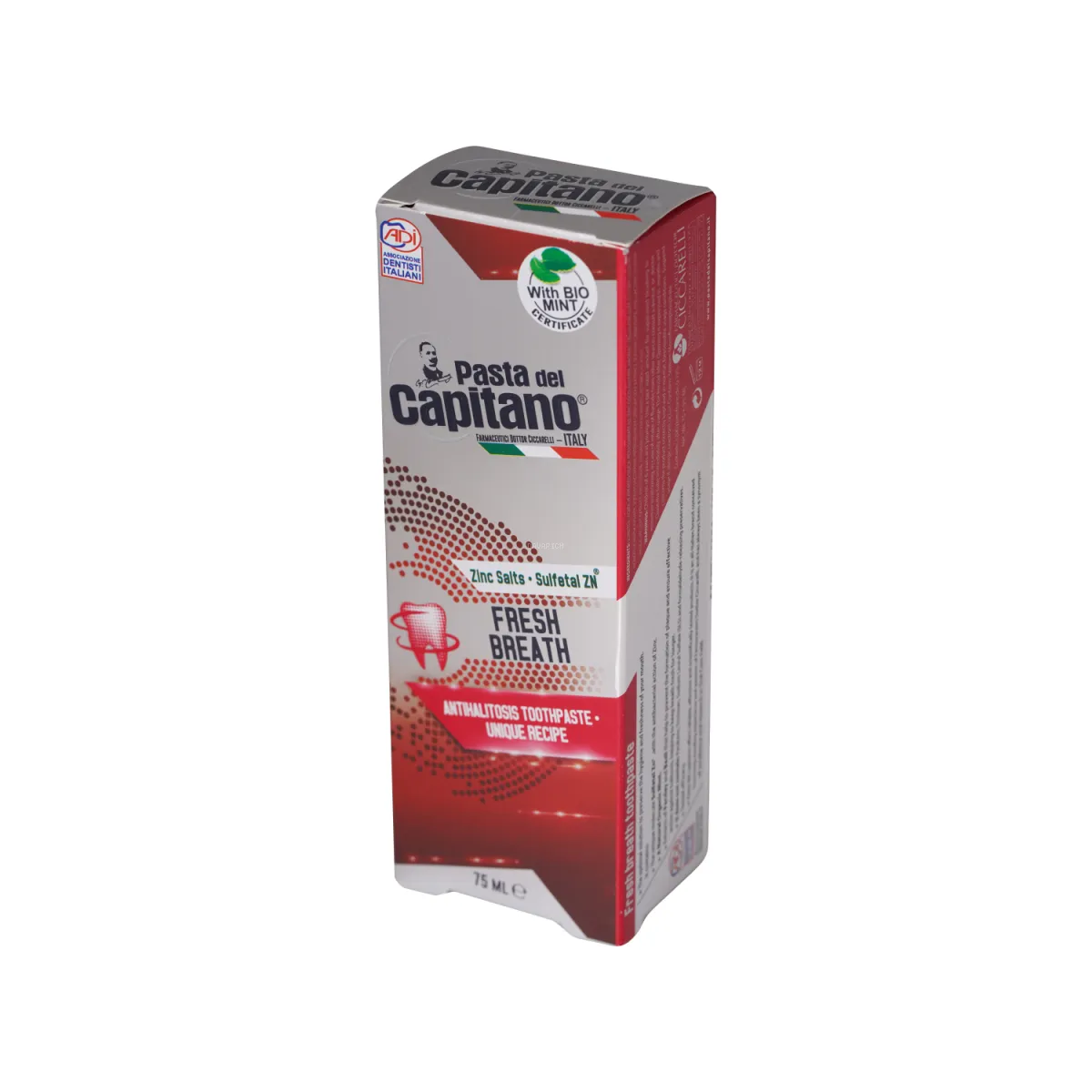 خمیر دندان پاستا دل کاپیتانو مدل Fresh Breath