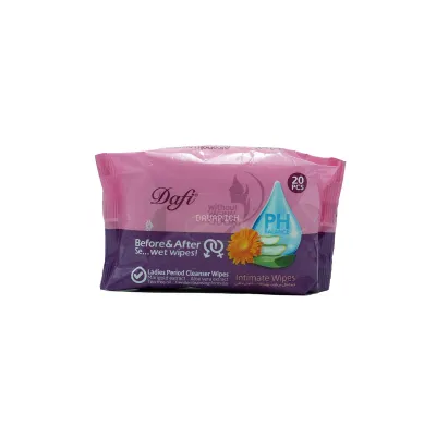 دستمال مرطوب بهداشتی بانوان دافی