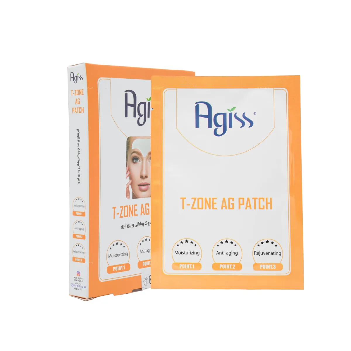 پچ آبرسان صورت و بین ابرو آگیس مدل T-Zone