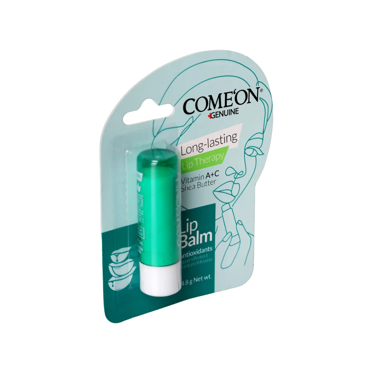 بالم لب کامان حاوی آلوئه‌ ورا