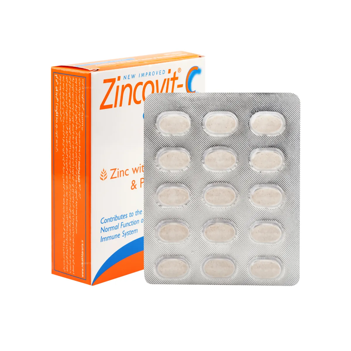 قرص زینک و ویتامین C هلث اید