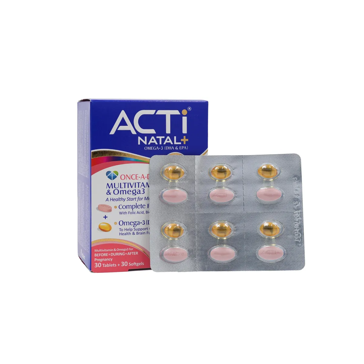 کپسول اکتی ناتال پلاس امگا 3 ابیان دارو