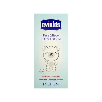 لوسیون بدن مرطوب کننده کودک اویدرم مدل Evikids